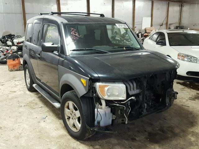 5J6YH286X4L020710 - 2004 HONDA ELEMENT EX BLACK photo 1