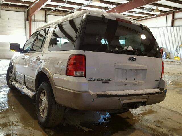 1FMFU18L44LB48221 - 2004 FORD EXPEDITION WHITE photo 3