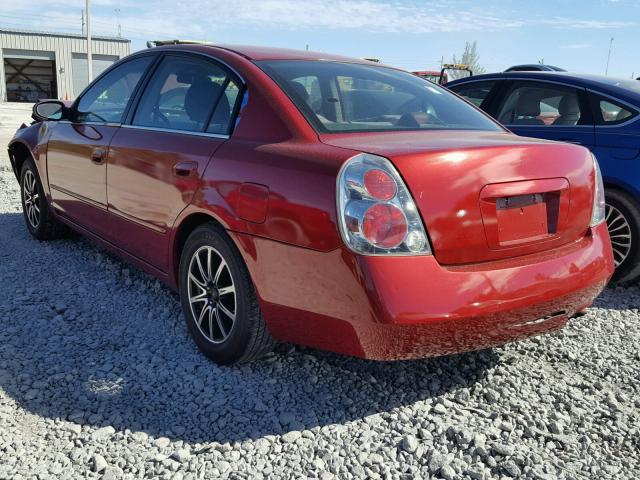 1N4AL11D36N350520 - 2006 NISSAN ALTIMA S RED photo 3