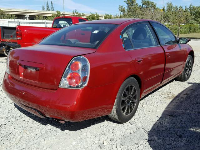 1N4AL11D36N350520 - 2006 NISSAN ALTIMA S RED photo 4