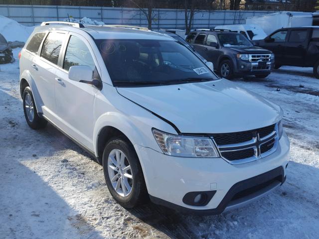 3C4PDDBG2HT542607 - 2017 DODGE JOURNEY SX WHITE photo 1