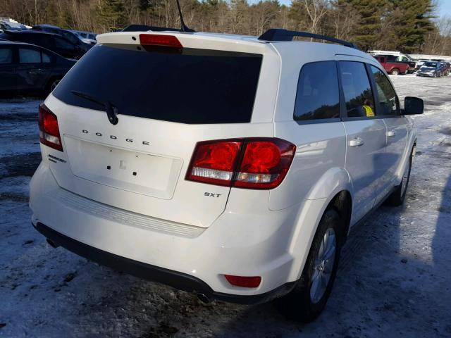 3C4PDDBG2HT542607 - 2017 DODGE JOURNEY SX WHITE photo 4