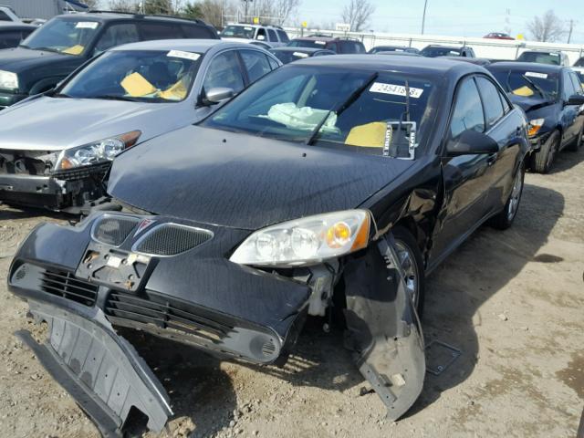 1G2ZG58B174255432 - 2007 PONTIAC G6 BASE BLACK photo 2