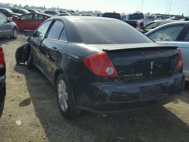 1G2ZG58B174255432 - 2007 PONTIAC G6 BASE BLACK photo 3