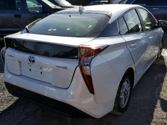 JTDKBRFU4G3006667 - 2016 TOYOTA PRIUS WHITE photo 4