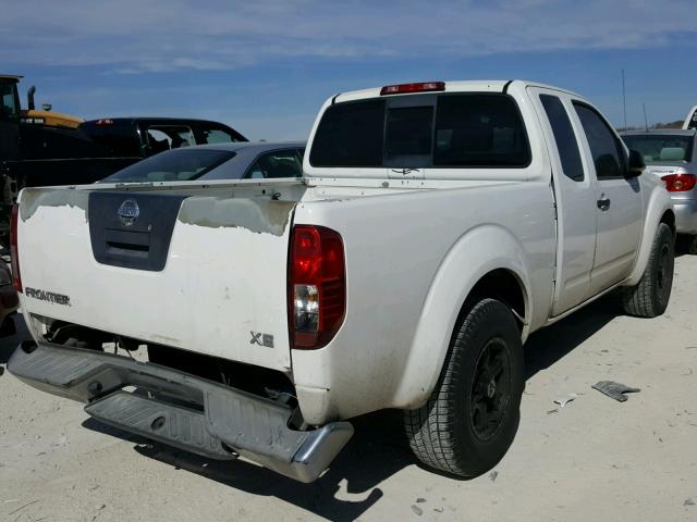 1N6BD06T97C417380 - 2007 NISSAN FRONTIER K WHITE photo 4