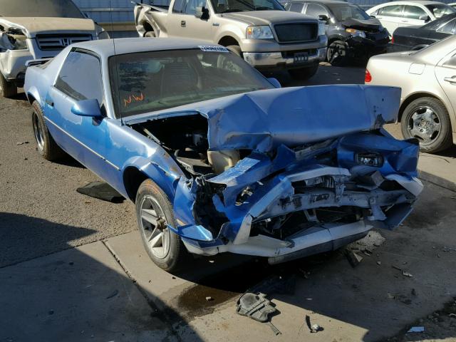 1G1FP87S7FL420656 - 1985 CHEVROLET CAMARO BLUE photo 1