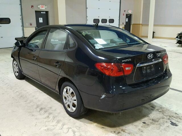 KMHDU4AD2AU189156 - 2010 HYUNDAI ELANTRA BL BLACK photo 3