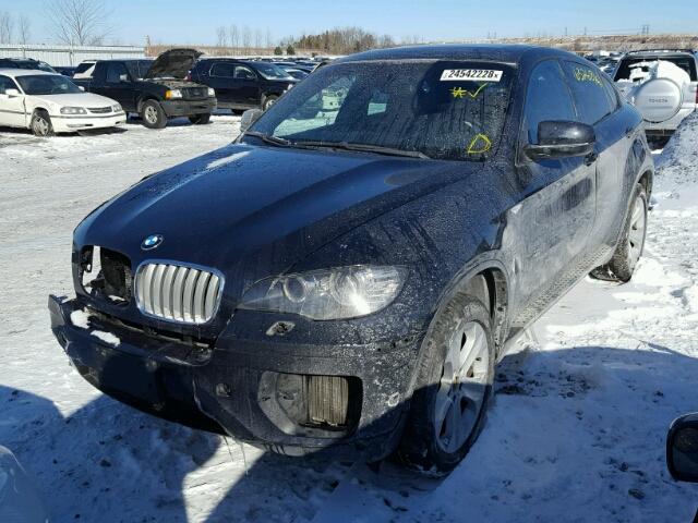 5UXFG83539LZ94066 - 2009 BMW X6 BLUE photo 2