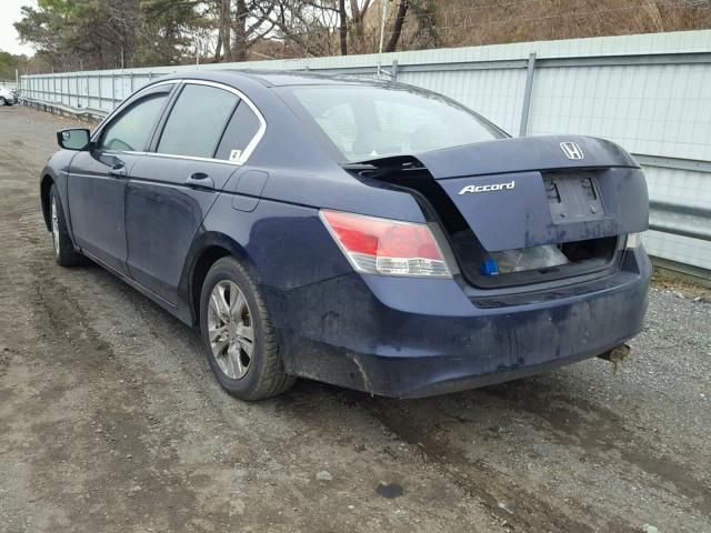 1HGCP26428A139469 - 2008 HONDA ACCORD LXP BLUE photo 3