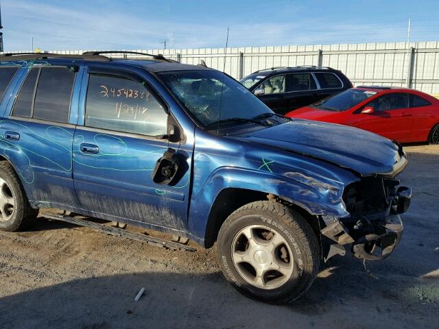 1GNDT13SX62130738 - 2006 CHEVROLET TRAILBLAZE BLUE photo 9