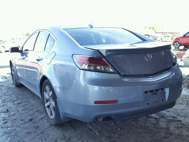 19UUA8F58CA008119 - 2012 ACURA TL GRAY photo 3