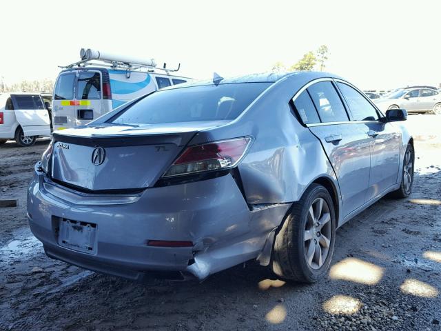 19UUA8F58CA008119 - 2012 ACURA TL GRAY photo 4