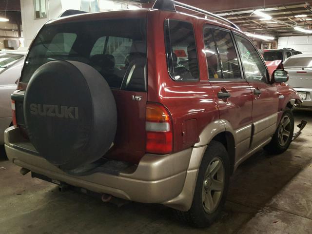 JS3TE62V134101492 - 2003 SUZUKI GRAND VITA MAROON photo 4