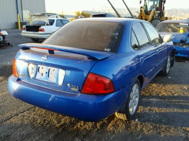 3N1CB51D06L630198 - 2006 NISSAN SENTRA 1.8 BLUE photo 4