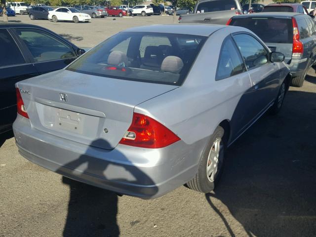 1HGEM22573L060909 - 2003 HONDA CIVIC LX SILVER photo 4