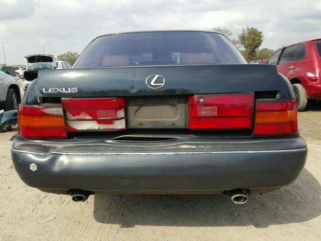 JT8UF11E3M0084125 - 1991 LEXUS LS 400 BLACK photo 9