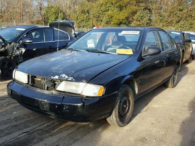 1N4AB41D0TC727641 - 1996 NISSAN SENTRA E BLACK photo 2