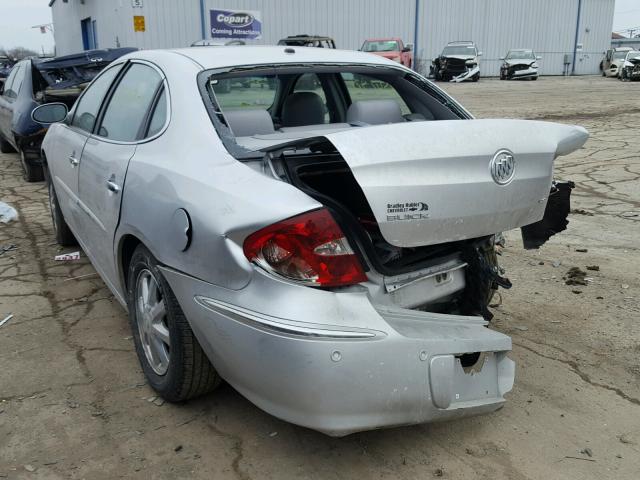 2G4WD532251184888 - 2005 BUICK LACROSSE C SILVER photo 3