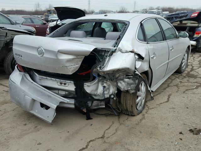 2G4WD532251184888 - 2005 BUICK LACROSSE C SILVER photo 4