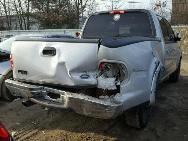 1FTRW08663KB95044 - 2003 FORD F150 SUPER SILVER photo 4