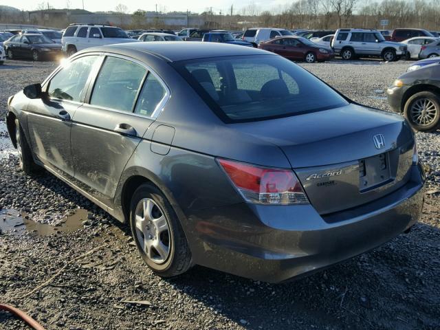 1HGCP26329A156846 - 2009 HONDA ACCORD LX GRAY photo 3