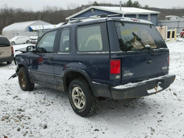 4F2CU44X3RUM04545 - 1994 MAZDA NAVAJO LX BLUE photo 3