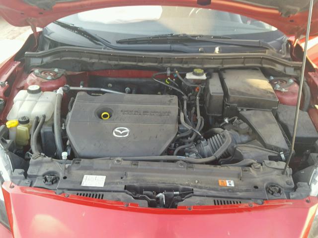 JM1BL1S58A1322833 - 2010 MAZDA 3 S RED photo 7