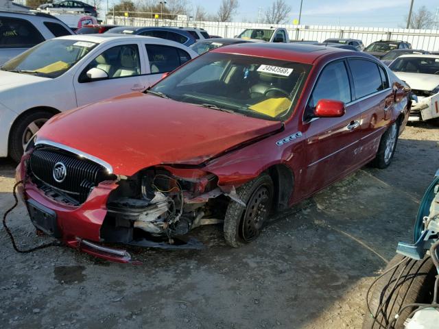 1G4HE57Y17U147598 - 2007 BUICK LUCERNE CX RED photo 2