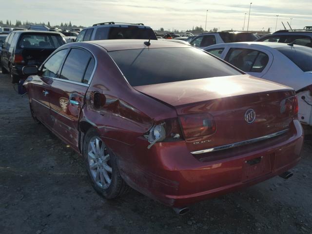 1G4HE57Y17U147598 - 2007 BUICK LUCERNE CX RED photo 3