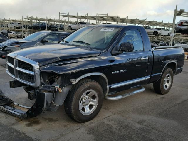 1D7HA16D34J170911 - 2004 DODGE RAM 1500 S BLACK photo 2