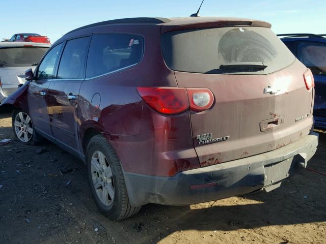 1GNLRFED4AS108068 - 2010 CHEVROLET TRAVERSE L RED photo 3