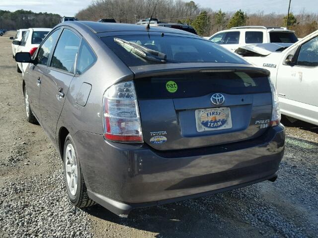 JTDKB20U583298640 - 2008 TOYOTA PRIUS GRAY photo 3