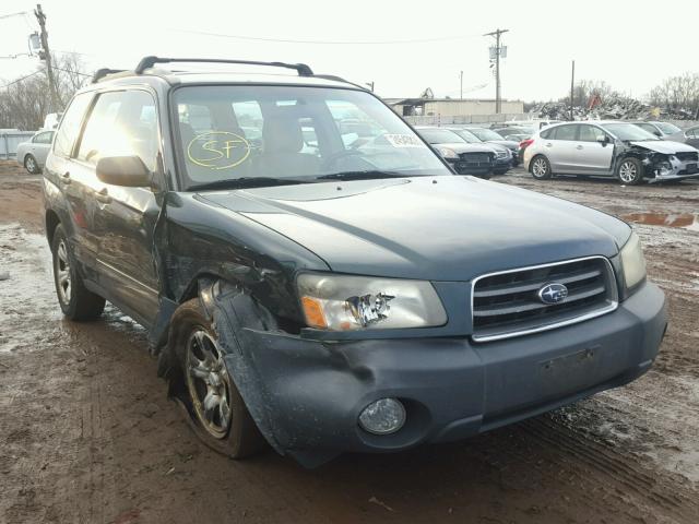 JF1SG63643H734448 - 2003 SUBARU FORESTER 2 GREEN photo 1