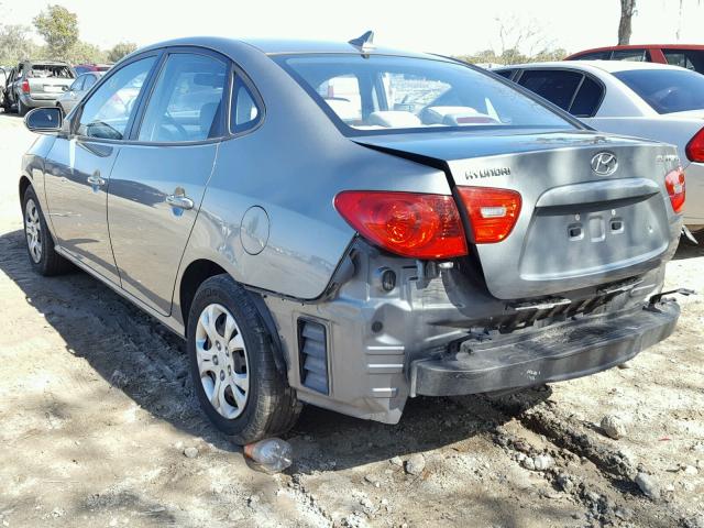 KMHDU46D59U791831 - 2009 HYUNDAI ELANTRA GL GRAY photo 3