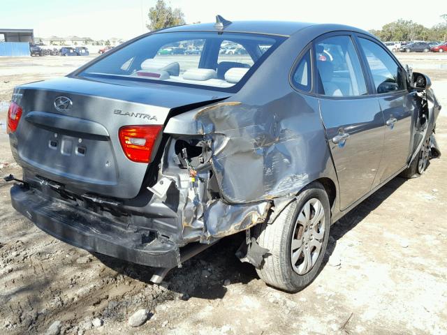 KMHDU46D59U791831 - 2009 HYUNDAI ELANTRA GL GRAY photo 4