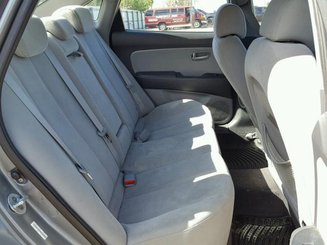 KMHDU46D59U791831 - 2009 HYUNDAI ELANTRA GL GRAY photo 6