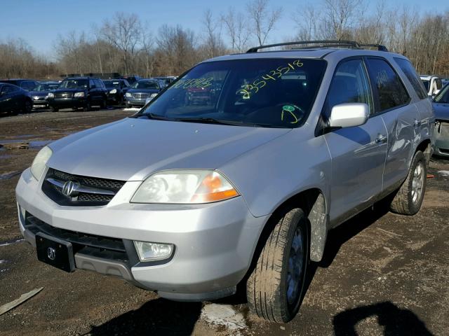 2HNYD18842H513008 - 2002 ACURA MDX TOURIN SILVER photo 2