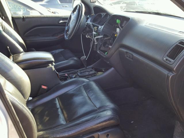 2HNYD18842H513008 - 2002 ACURA MDX TOURIN SILVER photo 5