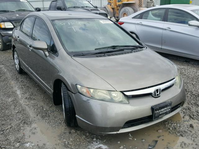 2HGFA16588H352185 - 2008 HONDA CIVIC LX GRAY photo 1