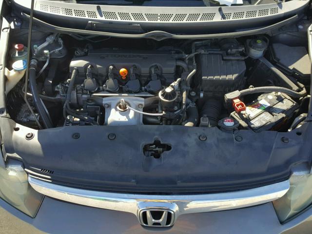 2HGFA16588H352185 - 2008 HONDA CIVIC LX GRAY photo 7