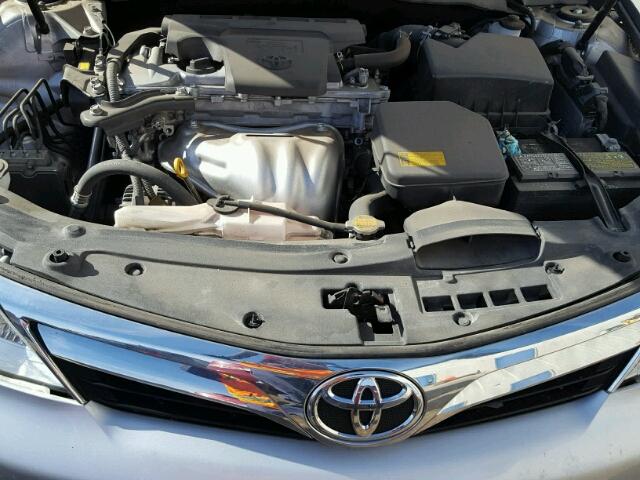 4T1BF1FK7CU111420 - 2012 TOYOTA CAMRY BASE SILVER photo 7