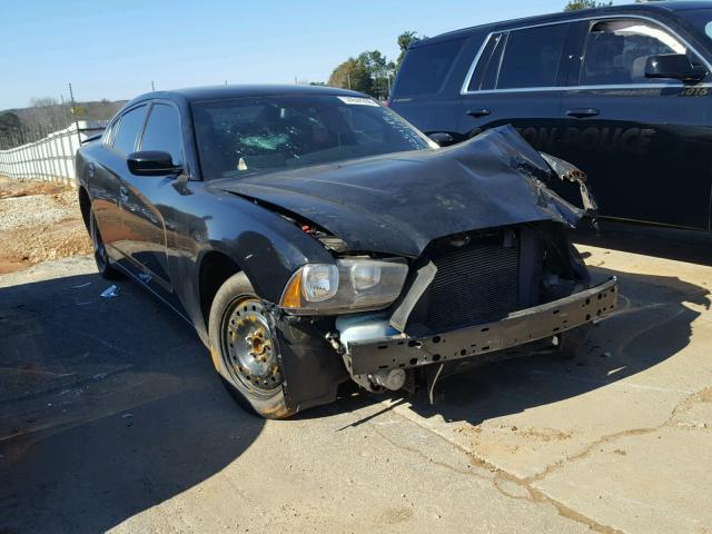 2C3CDXBG5EH333600 - 2014 DODGE CHARGER SE BLACK photo 1