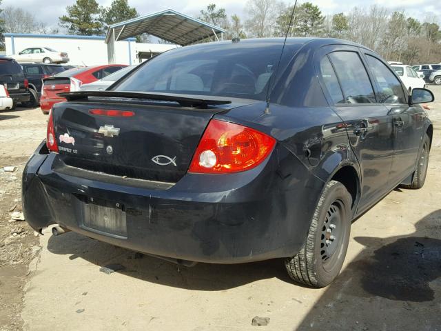 1G1AL58F387151945 - 2008 CHEVROLET COBALT LT BLACK photo 4