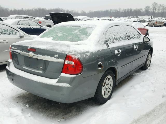 1G1ZS51F06F241167 - 2006 CHEVROLET MALIBU LS GRAY photo 4