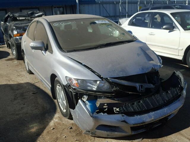 JHMFA36229S007727 - 2009 HONDA CIVIC HYBR SILVER photo 1