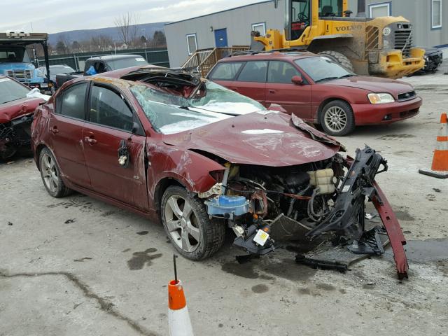 JM1BK323961409936 - 2006 MAZDA 3 S MAROON photo 1