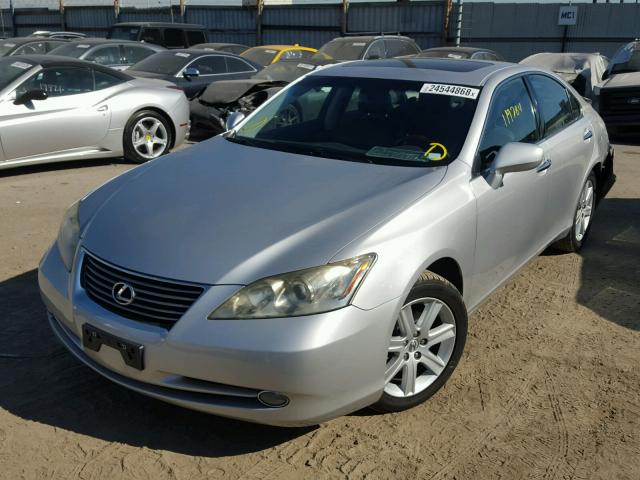 JTHBJ46G982163603 - 2008 LEXUS ES 350 SILVER photo 2