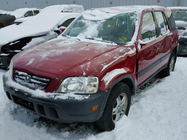 JHLRD1867WC036918 - 1998 HONDA CR-V EX MAROON photo 2