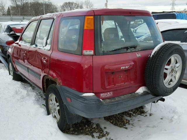 JHLRD1867WC036918 - 1998 HONDA CR-V EX MAROON photo 3